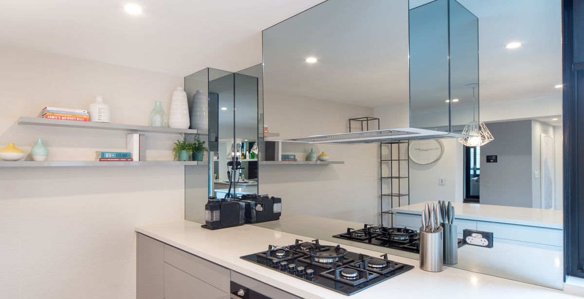 Mirror Splashback for Kitchen or Bathroom - Regency