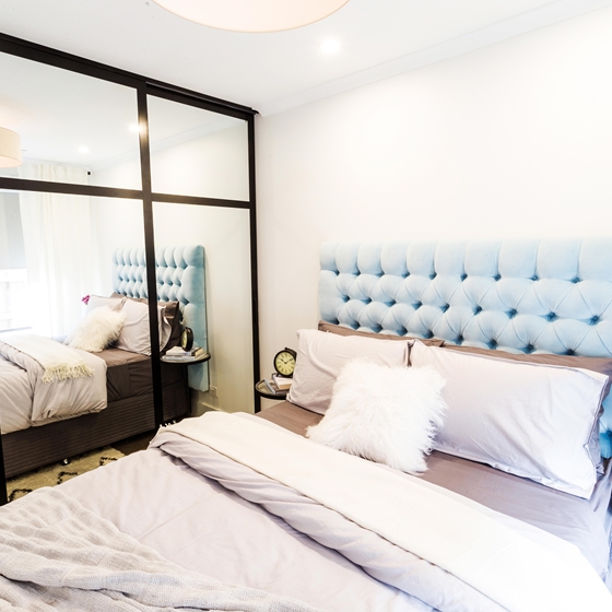 Smooth sliding wardrobe doors